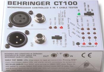 Behringer Cable Tester CT 100